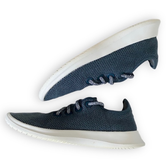 Allbirds Limited Edition Kauri Laces Tree Runners Teal Heathered Laces Size 9 - Picture 7 of 13